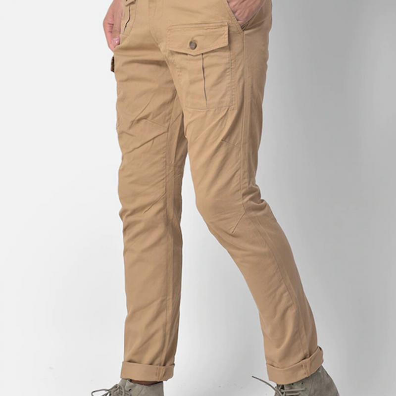 Men Khaki Trousers