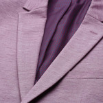 Men Purple Fit Formal Blazer