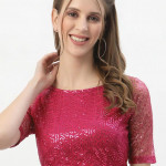 Pink crop regular Top